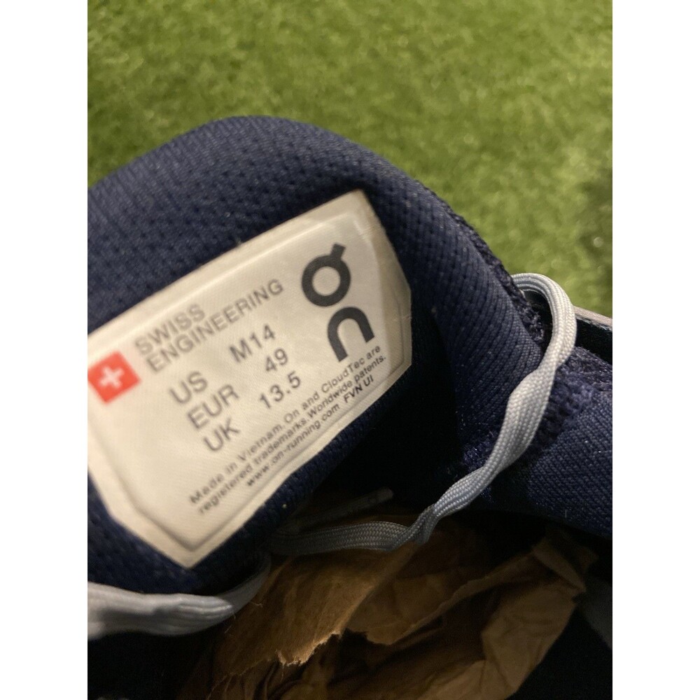 On Cloud Men’s Shoes Size 14 Blue Cloudtec Running Athletic Sneakers *READ* - Picture 3 of 13